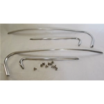 kit Fregi listelli parafango scocche cofani sacche cofano in Alluminio per VESPA 160 GS VSB1T r.o. 093338