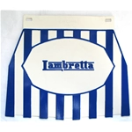 Paraspruzzi " LAMBRETTA " bianco/azzurro per LAMBRETTA tutte