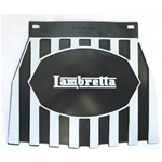 Paraspruzzi " LAMBRETTA " nero/bianco per LAMBRETTA tutte