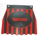 Paraspruzzi " LAMBRETTA " nero/rosso per LAMBRETTA tutte
