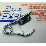 Gancio staffa molla per chiusura cofano scocca ambilato per VESPA 125 150 160 180 200 dal 1960 PX PE RALLY SPRINT GS SS r.o. 073954