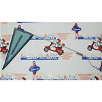 Asta regolabile + bandierina verde per parafango anteriore o cofani laterale per LAMBRETTA