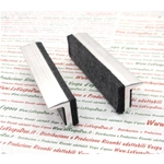 COPRIGANASCE MAGNETICHE CON INSERTO IN FELTRO LUNGHE 120 MM DA 190 GR PER COMPONENTI CON SUPERFICI FRESATE , LISCE O LUCIDATE PER TUTTI I TIPI DI MORSA