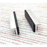 COPRIGANASCE MAGNETICHE CON INSERTO IN FELTRO LUNGHE 100 MM DA 150 GR PER COMPONENTI CON SUPERFICI FRESATE , LISCE O LUCIDATE PER TUTTI I TIPI DI MORSA