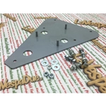 PIASTRA RINFORZO PER MONTAGGIO SELLA POSTERIORE SU PIASTRA PORTAPACCHI PER VESPA 125 150 VNA VNB VBA VBB GL GT