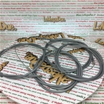 Serie kit 4 cavi con guaina grigia per Piaggio 50 CIAO ciclomotori con teflon interno freno accelleratore alzavalvola decompressore r.o. 187023 187025 187027 267557