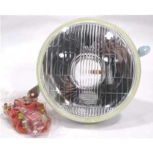 Faro Gruppo Ottico in Vetro anteriore completo di portalampada per VESPA PX PE ARCOBALENO 80 125 150 200 dal 1977 al 2000 r.o. 161235