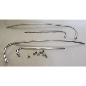 Fregi parafango scocche cofani pance in Alluminio per VESPA 150 GL VLA1T con viti r.o. 094784 610098M