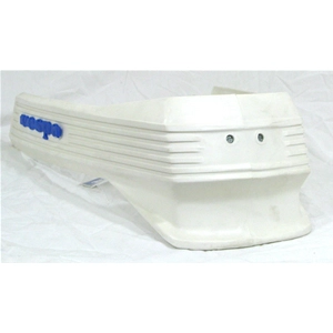 Paraurti spoiler bianco in polipropilene per VESPA 125 150 200 PE PX