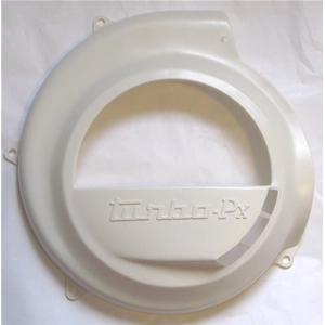 Copriventola Sport Bianca in MOPLEN Antiurto per VESPA PX 125 150 200 senza avviamento elettrico