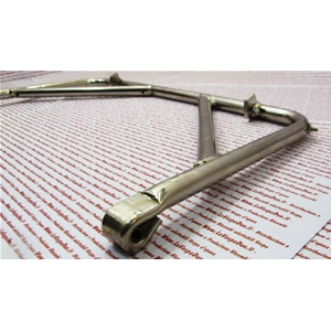 Cavalletto centrale nichelato per VESPA 125 del 1949 V11T a V13T modello piegato senza scarpette