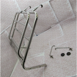 Portapacchi anteriore non cromato in acciaio inox per VESPA 98 125 150 V1 V15 V30 V33 VB1 VM VN VL faro basso dal 1946 al 1958