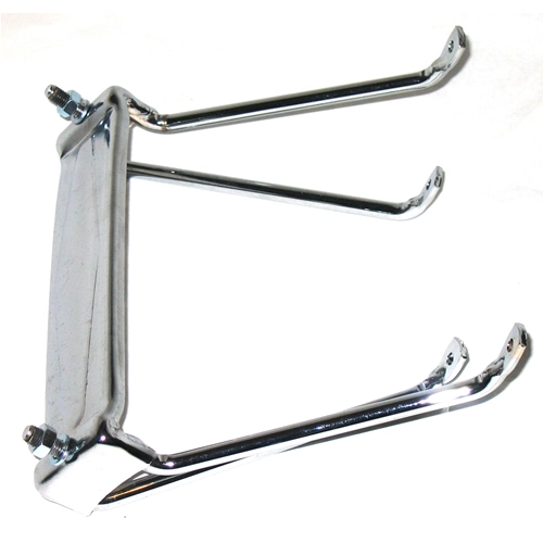 Portaruota di scorta cromato dietro allo scudo LAMBRETTA 125 150 LI 3° Serie Special GP DL 175 TV 3° Serie 200 TV SX GP DL