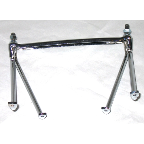 Portaruota di scorta cromato dietro allo scudo LAMBRETTA 125 150 LI 3° Serie Special GP DL 175 TV 3° Serie 200 TV SX GP DL