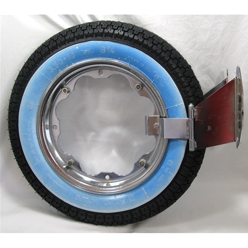 Portaruota centrale cromato per LAMBRETTA LI 3° serie DL SP