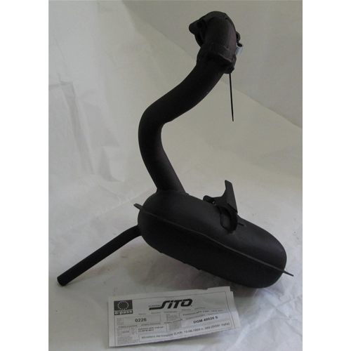 MARMITTA per VESPA PIAGGIO APE CAR - APE 601 tipo piatto - sito