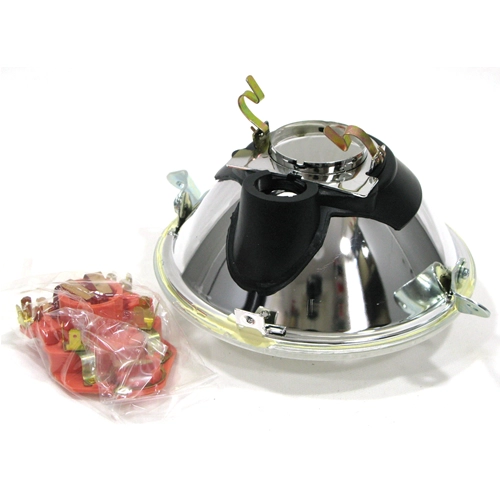 Faro Gruppo Ottico in Vetro anteriore completo di portalampada per VESPA PX PE ARCOBALENO 80 125 150 200 dal 1977 al 2000 r.o. 161235