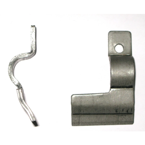 Coppia staffe cavalletto per VESPA 125 V11T a V15T V30T a V33T dal 1949 al 1952 faro basso bacchetta vacanze romane ponticello destro e sinistro