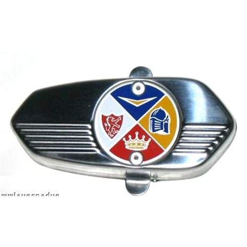 Coprimolla coprimolleggio in acciaio cromato con stemma VIGANO per VESPA 50 N L R SPECIAL 90 SS 125 ET3 PRIMAVERA