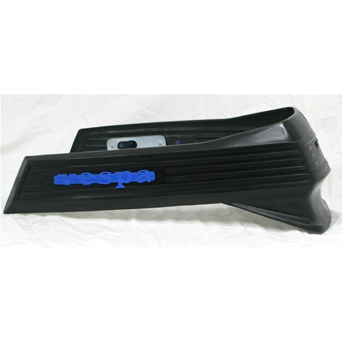 Protezione Paraurti spoiler nero in polipropilene per parafango anteriore VESPA 80 125 150 200 PX PE Arcobaleno