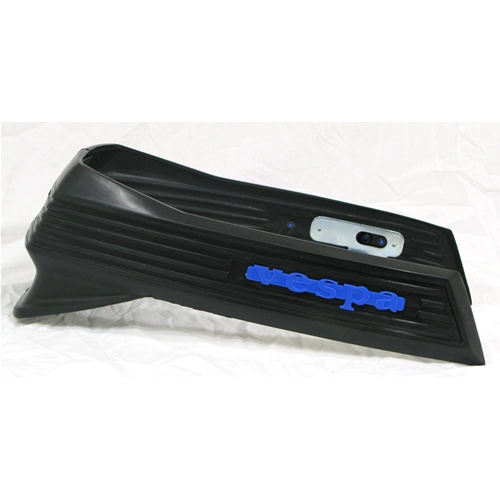 Protezione Paraurti spoiler nero in polipropilene per parafango anteriore VESPA 80 125 150 200 PX PE Arcobaleno