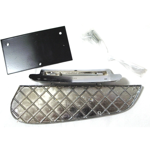 Pedana laterale pieghevole poggiapiedi per cofano scocca sinistra VESPA 50 125 150 160 180 200