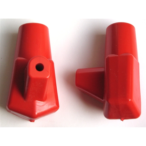 Scarpette cavalletto rosse per LAMBRETTA LI 1° 2° 3° serie