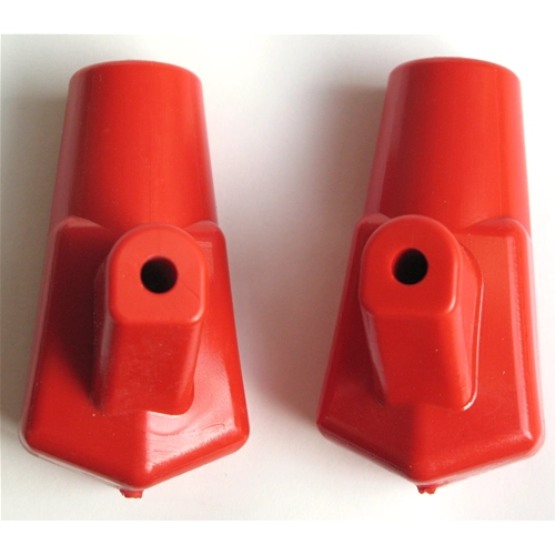 Scarpette cavalletto rosse per LAMBRETTA LI 1° 2° 3° serie