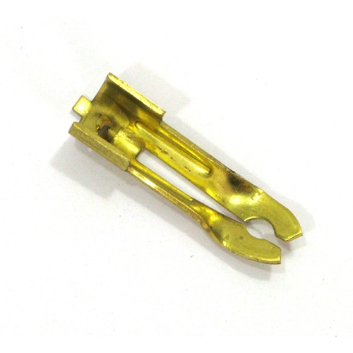 Attacco candela a forcella VESPA 50 80 90 125 150 160 180 200 APE LAMBRETTA r.o. 127966 forchetta per candela con nottolino moto e scooter d'epoca