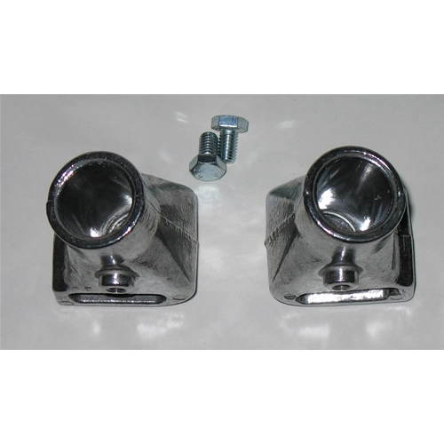 Scarpette cavalletto in alluminio cromato VESPA 125 150 200 PX PE T5 PK COSA diametro mm. 22
