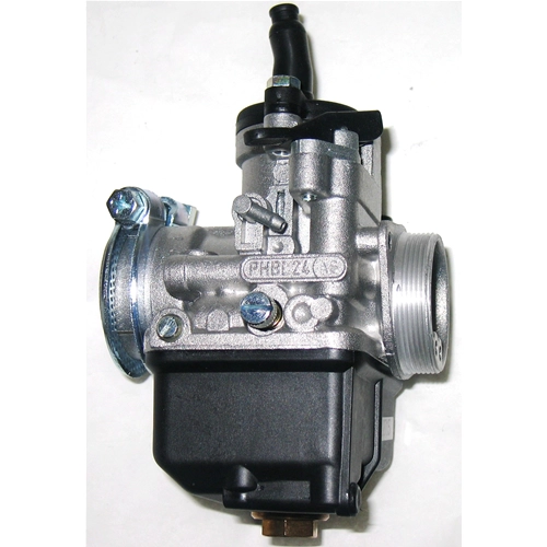 Carburatore DELL'ORTO PHBL 24 AS per VESPA Tutte Modifica ATTACCO RIGIDO Ø 28,5 REGOLAZIONE SINISTRA Getto massimo 100 Getto minimo 50