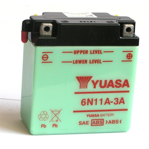Batteria YUASA 6N11A-3A 6 V 11 AH per VESPA 50 ELESTART V5A3T V5B4T