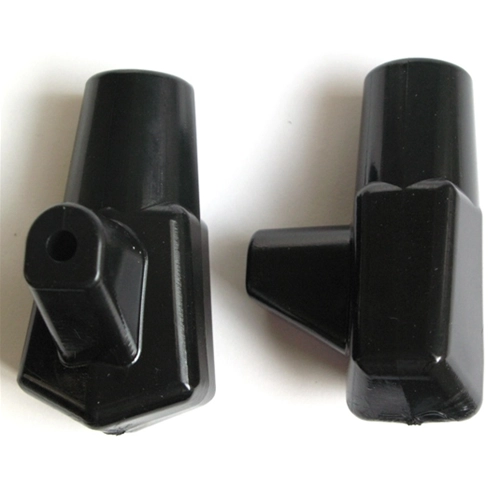 Coppia Scarpette cavalletto nere per LAMBRETTA LI 125 150 1 2 3° serie