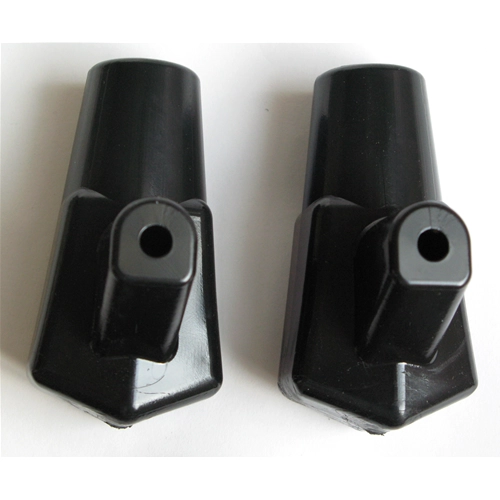 Coppia Scarpette cavalletto nere per LAMBRETTA LI 125 150 1 2 3° serie