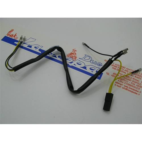 Impianto cablaggio elettrico per luci spia cruscotto per VESPA 125 150 200 PX PE con frecce prima serie con accensione sul manubrio
