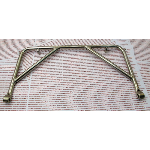 Cavalletto centrale nichelato per VESPA 125 del 1949 V11T a V13T modello piegato senza scarpette