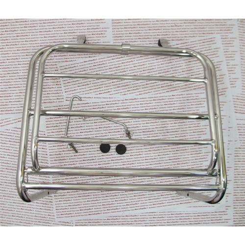 Portapacchi anteriore non cromato in acciaio inox per VESPA 98 125 150 V1 V15 V30 V33 VB1 VM VN VL faro basso dal 1946 al 1958