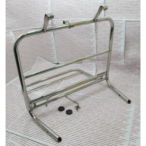 Portapacchi anteriore non cromato in acciaio inox per VESPA 98 125 150 V1 V15 V30 V33 VB1 VM VN VL faro basso dal 1946 al 1958