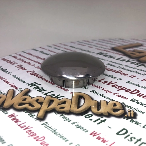 Tappo tamburo cromato anteriore e posteriore in acciaio inox per VESPA 160 GS 180 SS prodotto italiano r.o. 056783