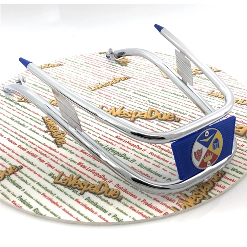 Paraurti perimetrale cromato BLU per parafango VESPA 125 150 160 180 200 SPRINT GL GT GTR