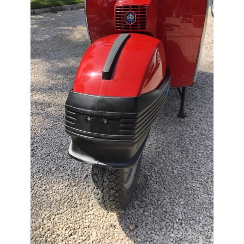 Protezione Paraurti spoiler nero in polipropilene per parafango anteriore VESPA 80 125 150 200 PX PE Arcobaleno