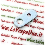 Piastrina Staffa zincata per fissaggio cavo contachilometri al mozzo per VESPA N L R SPECIAL PRIMAVERA ET3 PK S XL 50 90 125 150 200