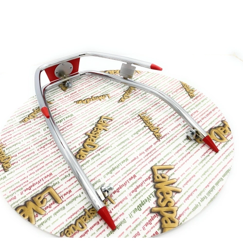 Paraurti perimetrale cromato - rosso - per parafango VESPA 125 150 160 180 200 SPRINT GL GT GTR