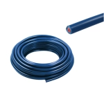 Cavo candela blu alta tensione da mm 7 lungo cm 100 per VESPA APE LAMBRETTA r.o. 080341