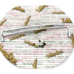 Fregi decorativi per cofani VESPA GL 150 VLA1T in alluminio qualità premium r.o. 094784 610098M completi di viti per il fissaggio