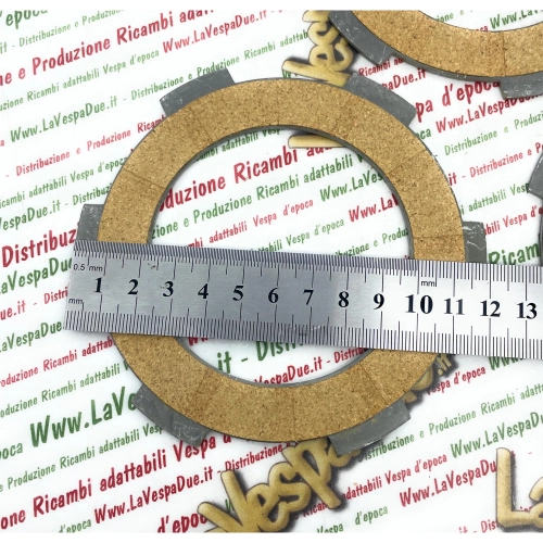 Serie dischi frizione NEW FREN in alluminio per VESPA N L R SPECIAL PRIMAVERA 50 75 80 90 125 PK S N XL RUSH