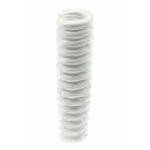 Molla sospensione ammortizzatore anteriore bianca alta 165 mm VESPA 125 150 180 GT GTR TS SUPER SPRINT RALLY SPRINT VELOCE in acciaio temperato Ø filo 9 mm + 25% rinforzata