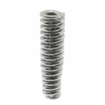 Molla sospensione ammortizzatore anteriore cromata alta 155 mm VESPA 125 150 VN2T VNA VL1 VL2 VL3 VNB VBA VBB VLA in acciaio temperato Ø filo 9 mm + 25% rinforzata