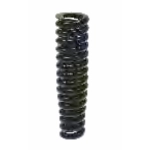 Molla sospensione ammortizzatore anteriore nera alta 155 mm VESPA 125 150 VN2T VNA VL1 VL2 VL3 VNB VBA VBB VLA in acciaio temperato Ø filo 9 mm + 25% rinforzata
