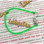 Portachiavi verde in silicone antifurto anti smarrimento per Piaggio Vespa APE CIAO SI BRAVO BOXER Lambretta innocenti blockshaft lungo 36 cm